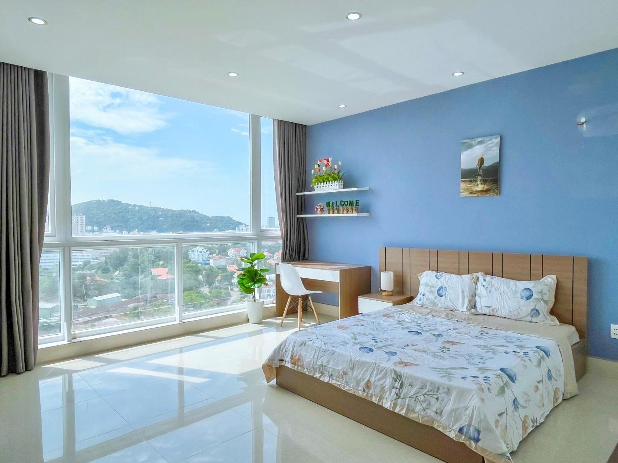 Can Ho Oasky,3 Phong View Dep Nhin Ra Bien,Nui Va Ho Bau Sen Vung Tau Exteriör bild